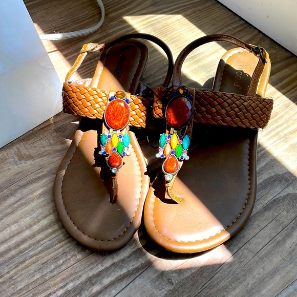💠🔆 Boho sandals 🗺 vacation vibes! - Picture 3 of 10
